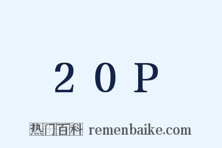 20P是什么意思的图片